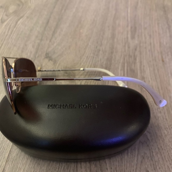 Gold frame silver arms Michael Kors sunglasses